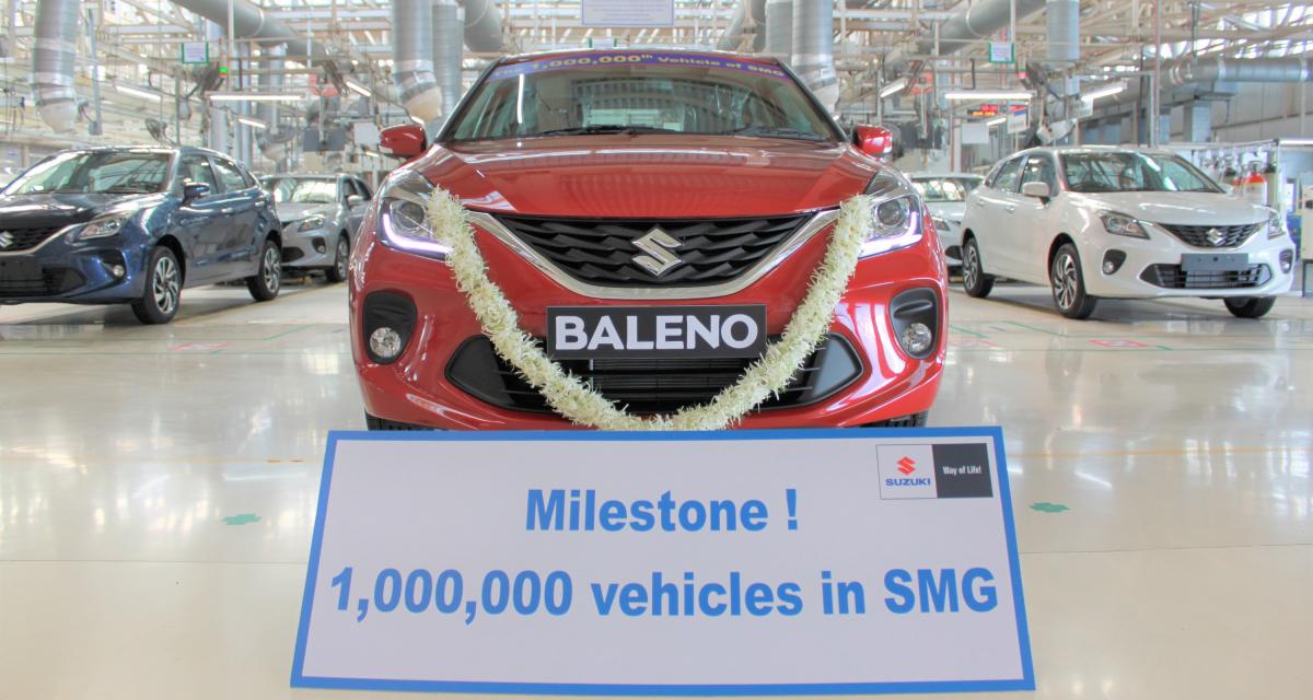 Suzuki : 1 million de véhicules produits en moins de quatre ans par l’usine de Gujarat