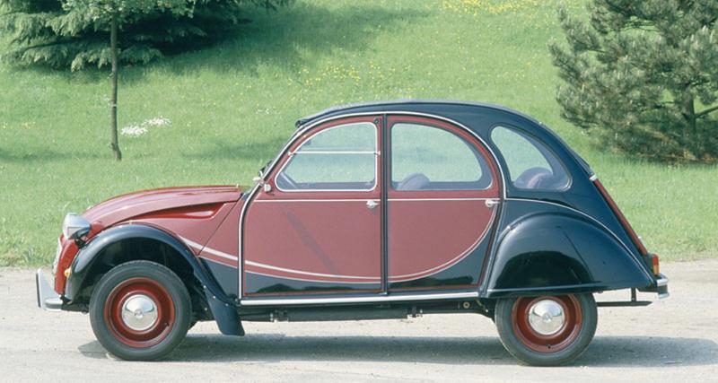Citroën 2 CV Charleston : elle fête ses 40 ans cette année ! - 29 ch pour 650 kg (17 kg/ch)