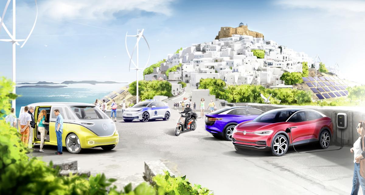 Volkswagen : l’île grecque d’Astypalée bientôt totalement convertie à la voiture électrique