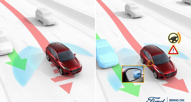  - Ford développe un nouveau système pour éviter les accidents liés aux angles morts (vidéo)
