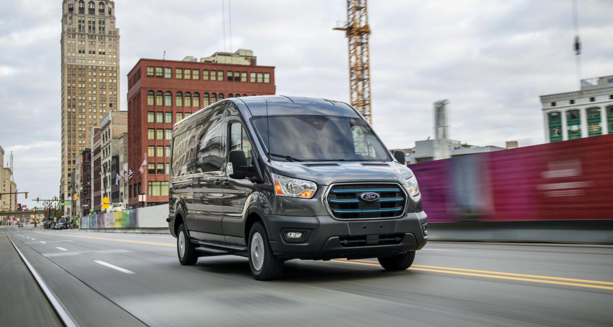 Ford E-Transit (2022) : 350 km d'autonomie, nouvelle référence chez les utilitaires électriques ?