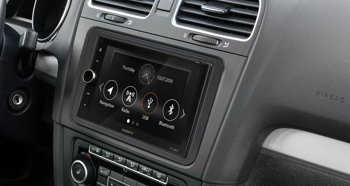 Xzent commercialise un nouvel autoradio GPS avec connectivité Smartphone à prix canon
