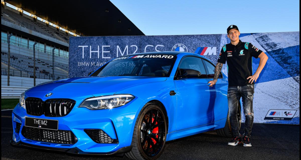Fabio Quartararo remporte une BMW M2, il va l'offrir à son père