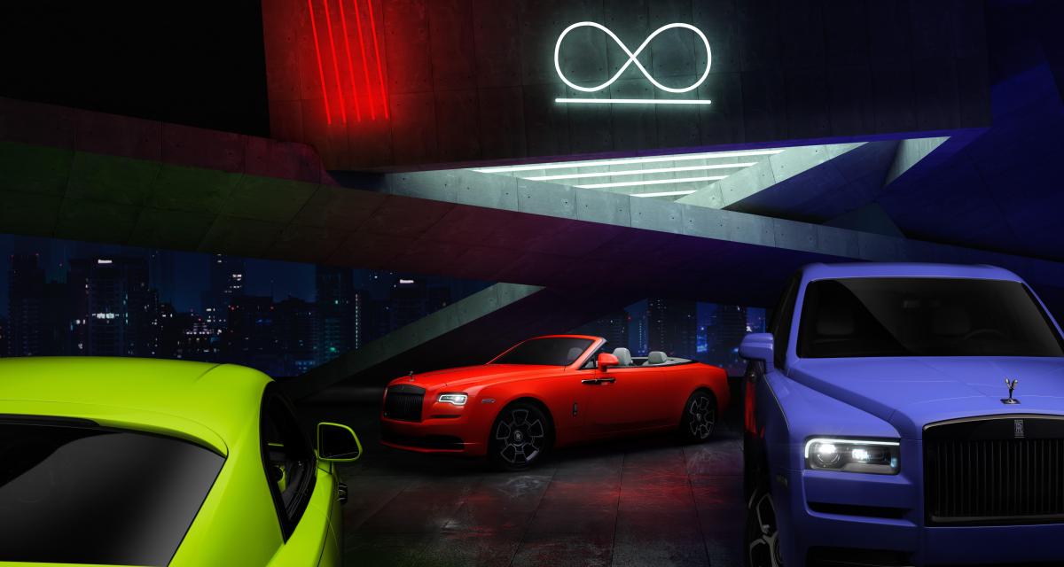 Rolls-Royce met la couleur à l’honneur avec son fabuleux trio Neon Nights