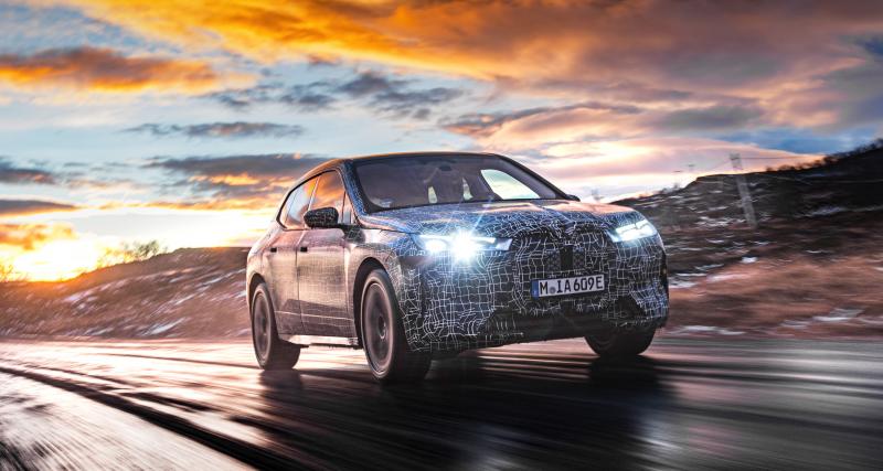  - Le futur BMW iX (2021) teste son autonomie dans le froid scandinave
