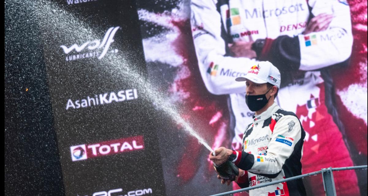 Sébastien Ogier lors de sa victoire à Monza 
