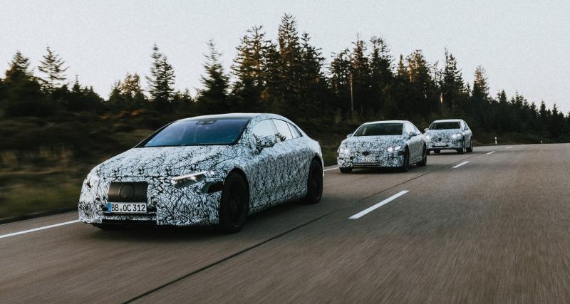  - Six modèles électriques pour Mercedes en 2022, les photos en version camouflée