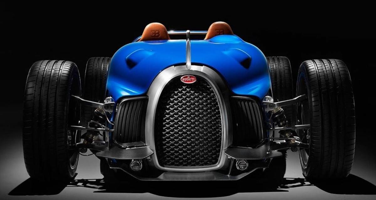 Bugatti 35 Type D : un concept-car inspiré par la mythique voiture bleue