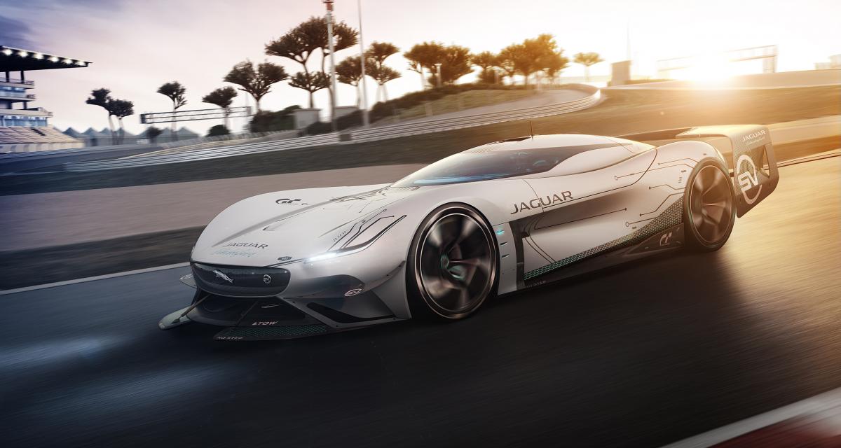 Jaguar Vision Gran Turismo SV : le prototype virtuel 100% électrique de 1900 ch sous toutes les coutures