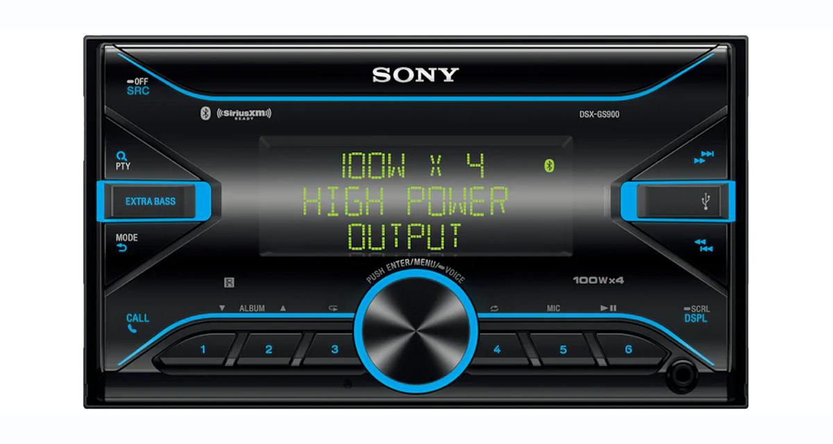Un autoradio 2 DIN avec un puissant ampli Classe D chez Sony