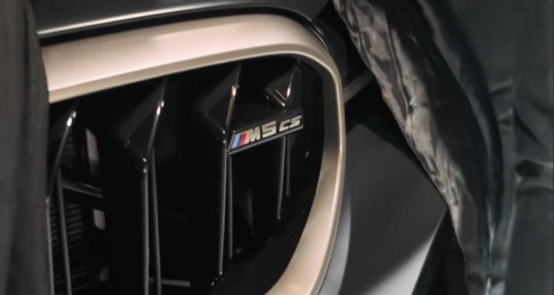  - BMW M5 CS (2021) : premier teaser pour la nouvelle berline sportive