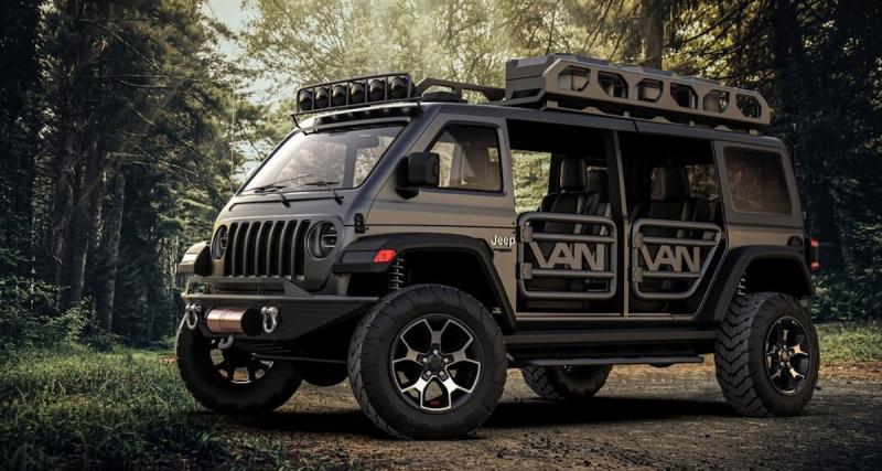  - Jeep “Vangler” : l’iconique Wrangler transformé en van de loisirs tout-terrain