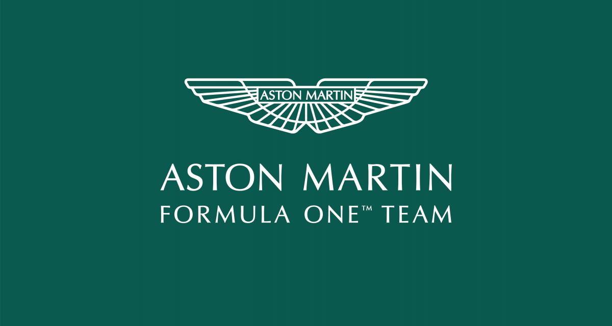 Le logo d'Aston Martin en F1 pour cette saison 2021
