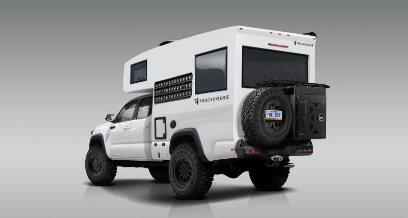 Le Toyota Tacoma transformé en camping-car paré pour l’expédition - Truckhouse BCT