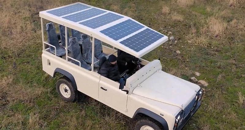  - Un Land Rover Defender converti en véhicule de safari écolo par Sunreef Yachts