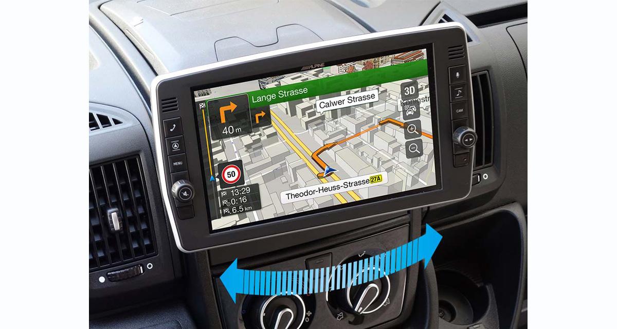 Un nouvel autoradio GPS pour les camping-cars Fiat Ducato chez Alpine-Electronics