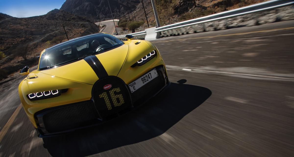 VIDEO - La Bugatti Chiron Pur Sport s’amuse dans les montagnes non loin de Dubaï