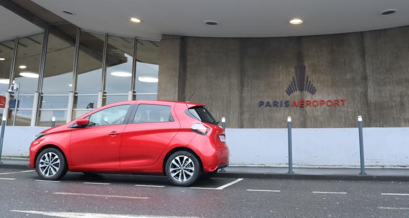 L’électrique au quotidien : l’autonomie de la Renault Zoé à l’épreuve d’une journée chargée - Aller-retour à l’aéroport