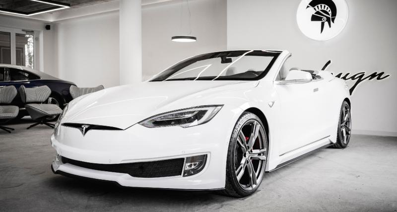 - La Tesla Model S transformée en cabriolet de luxe par Ares Design
