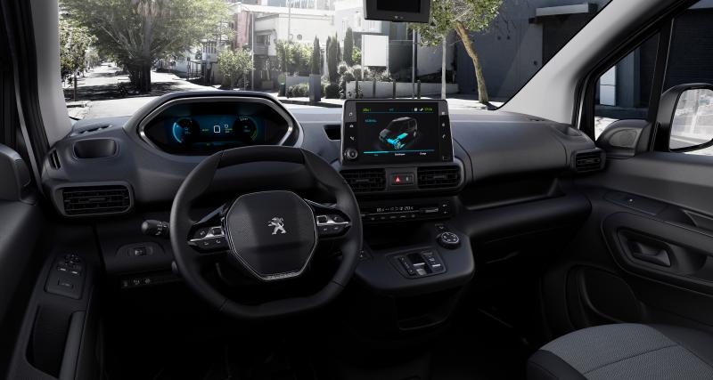 Peugeot e-Partner (2021) : un troisième utilitaire 100% électrique dans la famille - I-Cockpit et combiné 100% numérique
