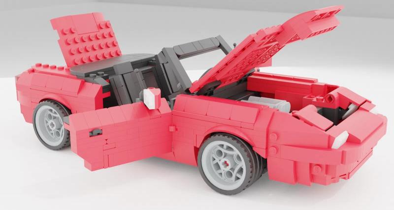 Construisez une Mazda MX-5 en Lego plus vraie que nature - Des idées en pagaille
