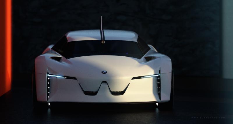 Concept-car BMW : après la calandre trop grosse, la calandre presque inexistante