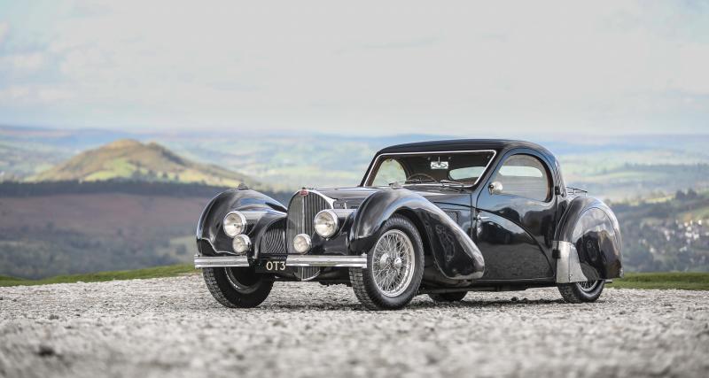 Records de vente aux enchères automobiles en 2020 : un top 5 100% Bugatti - Bugatti Type 57S Atalante (1937)