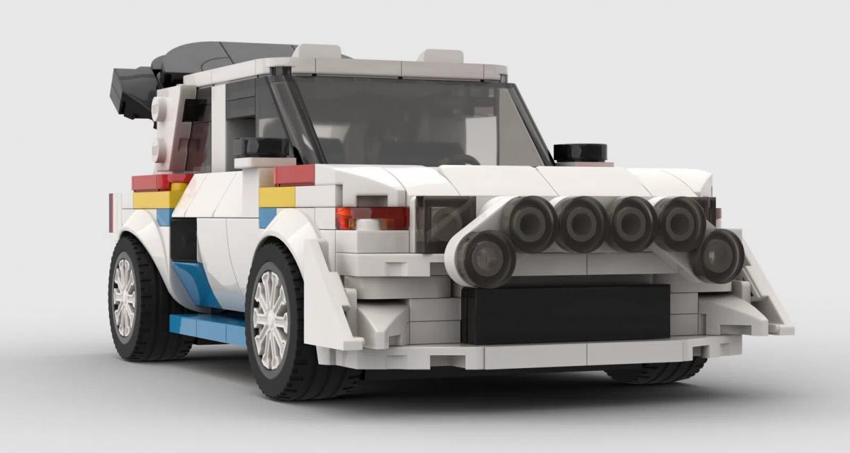 Peugeot 205 T16 : la championne de rallye reproduite en Lego par un fan