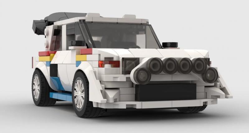  - Peugeot 205 T16 : la championne de rallye reproduite en Lego par un fan