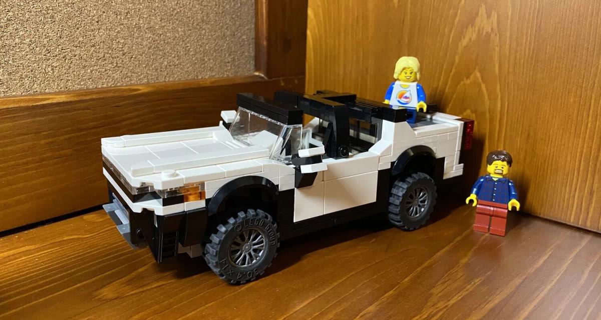 Le Hummer EV en version Lego