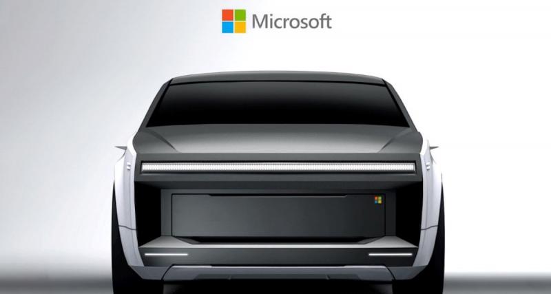 Microsoft Surface Car : une voiture autonome sous Windows ? - Design high-tech