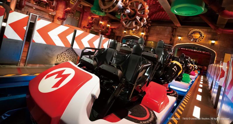  - VIDEO - Avis aux fans, le parc Nintendo a ouvert ses portes et l’attraction Mario Kart va vous faire rêver