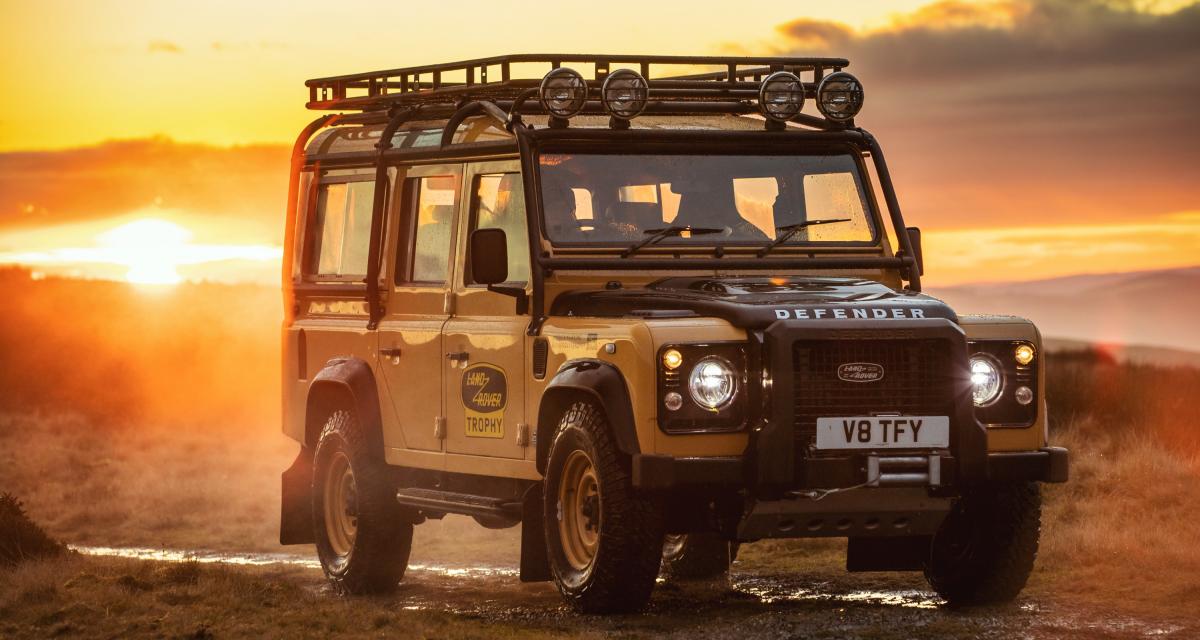 Land Rover Defender Works V8 Trophy : la classe à l'anglaise jusqu'au bout du monde