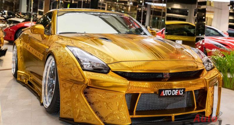  - 550.000$ pour cette Nissan GT-R plaquée or de 820 chevaux, une affaire !