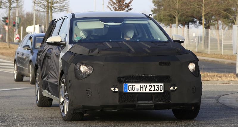 - Le futur Kia Niro (2022) aperçu en Allemagne, les photos du cousin du Hyundai Ioniq