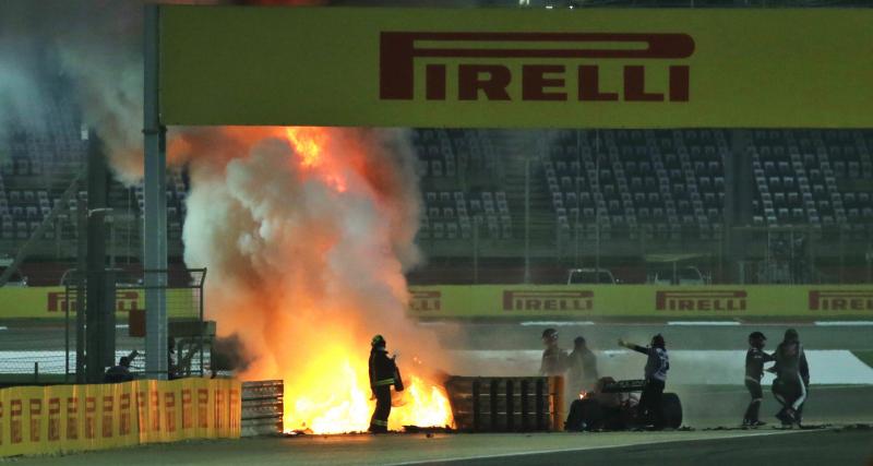  - F1 : Le rapport d’enquête sur le crash de Grosjean dévoilé