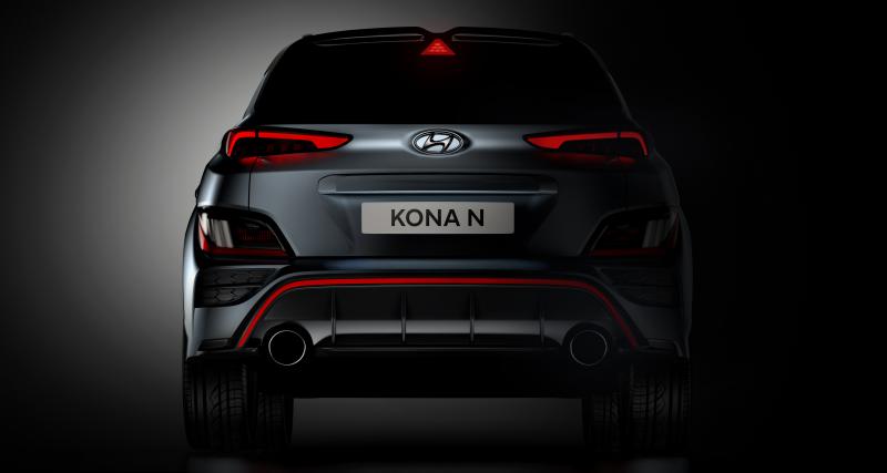 Hyundai Kona N (2021) : premières images officielles pour le SUV sportif - Hyundai Kona N (2021)