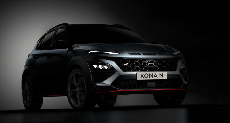  - Hyundai Kona N (2021) : premières images officielles pour le SUV sportif