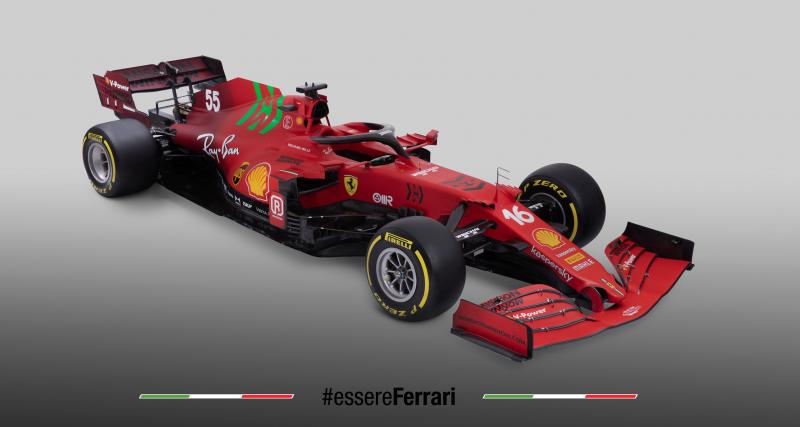 Scuderia Ferrari - F1 - Scuderia Ferrari : les photos de la Ferrari SF21 de Leclerc et Sainz