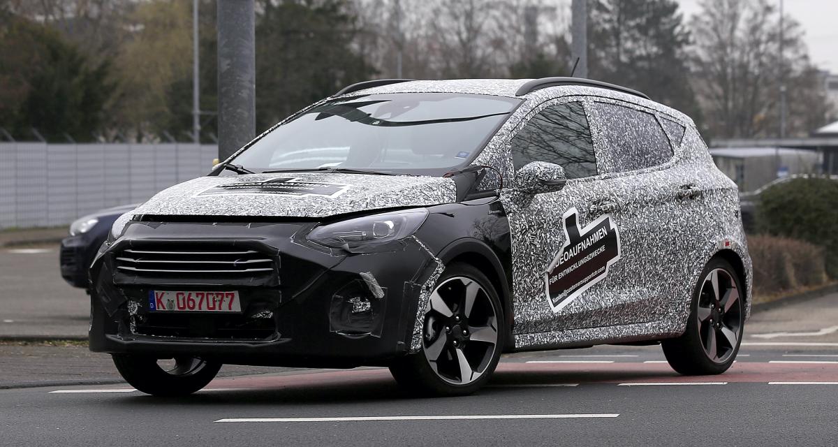 Ford Fiesta (2022) sous camouflage