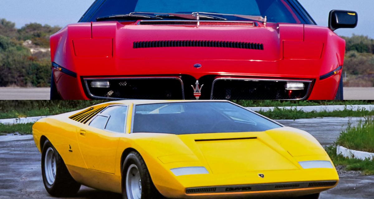 50e anniversaire : vous êtes plutôt Maserati Bora ou Lamborghini Countach LP 500 ?