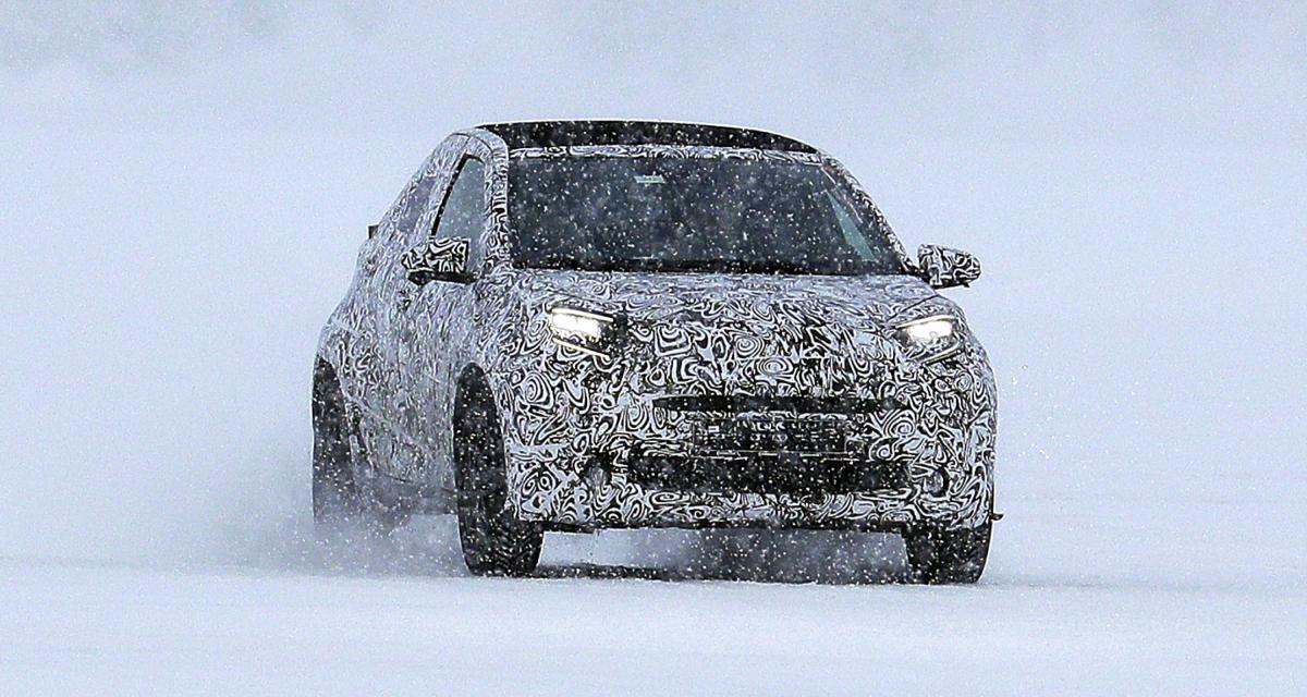 Toyota Aygo (2021) : la citadine surprise en phase de développement sous la neige