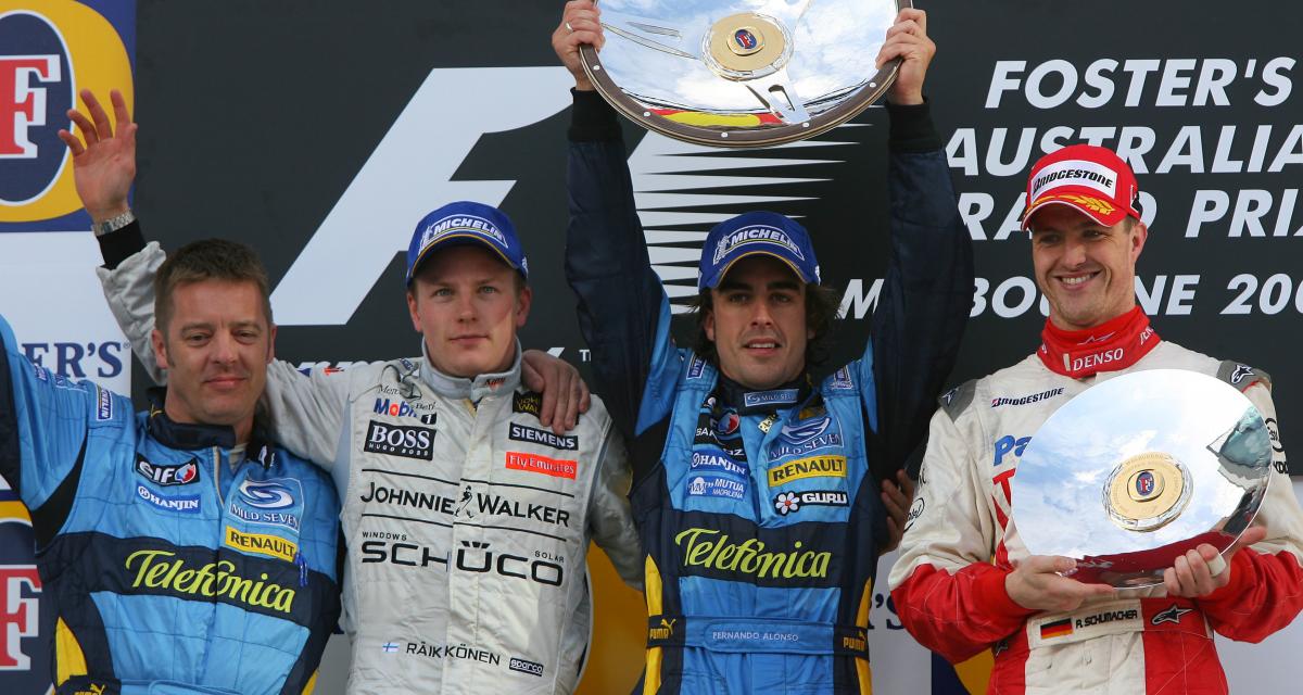 Podium du Grand Prix d'Australie en 2006