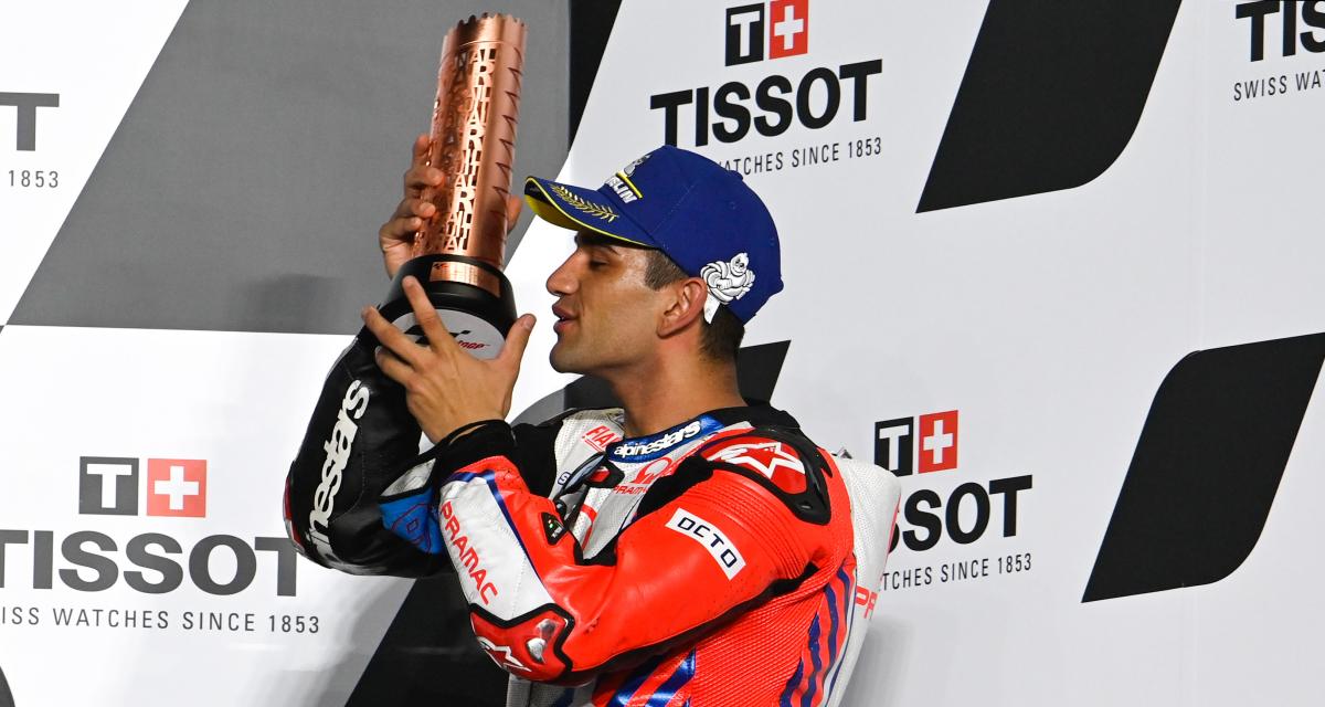 Jorge Martìn sur le podium de Doha | Pramac Racing, Ducati