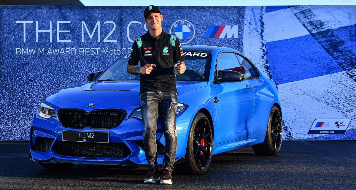 Fabio Quartararo décroche le BMW M Award en 2020 au Portugal