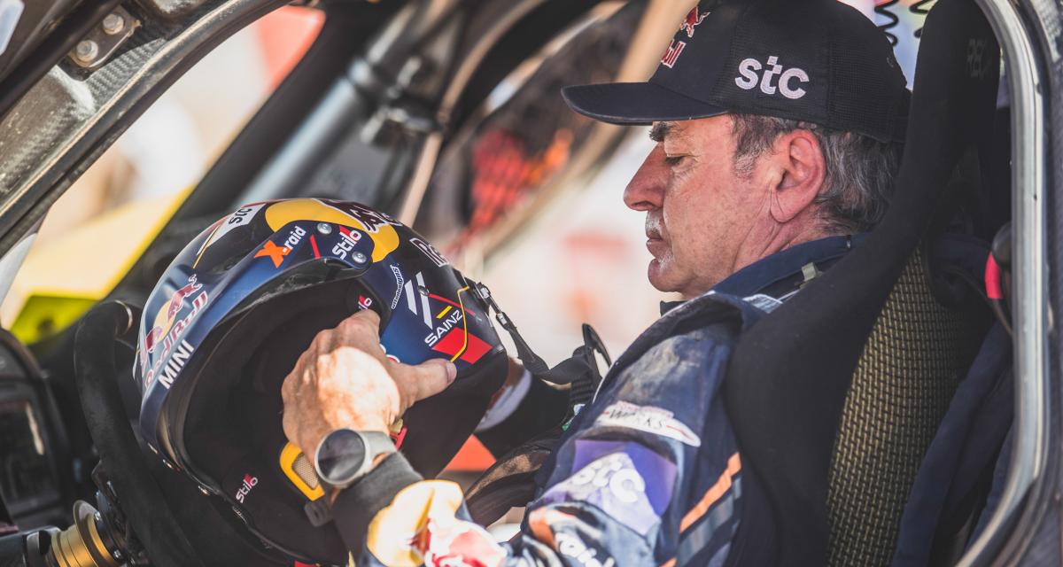 Carlos Sainz lors du Rallye du Dakar 2021