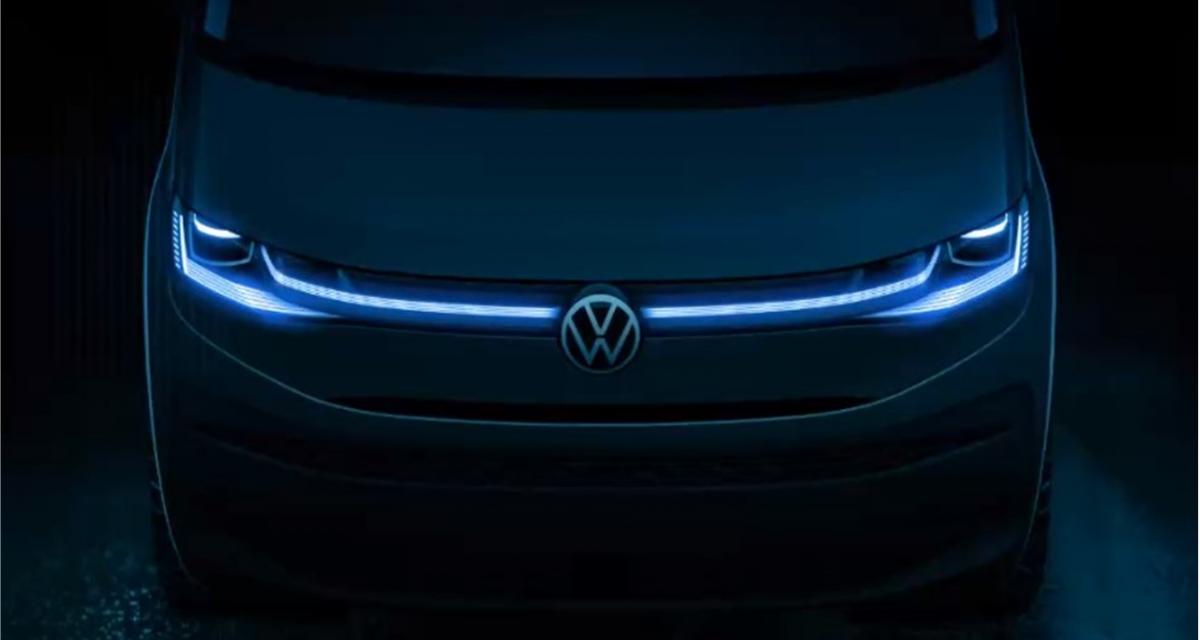Le nouveau Volkswagen Multivan donne un aperçu de sa face avant