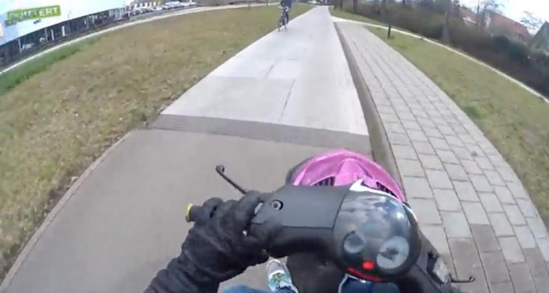  - VIDEO - Le wheeling en scooter se termine mal