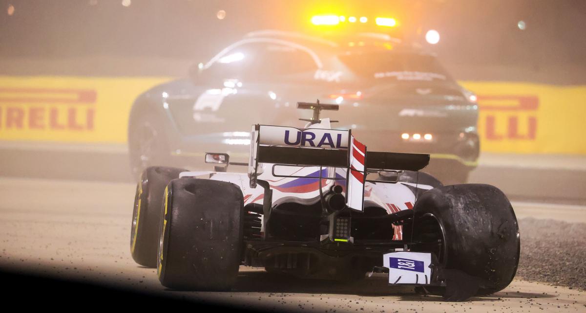 Nikita Mazepin lors du Grand Prix de Bahrein 2021