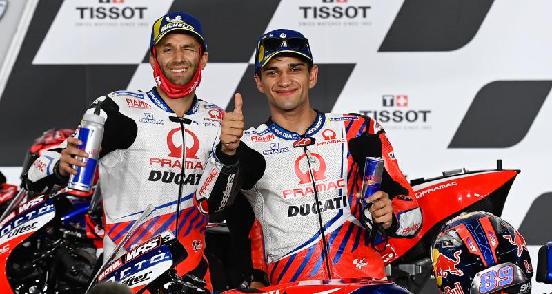 MotoGP - Paolo Campinoti, patron de Ducati Pramac : “nous ne devons pas créer de faux espoirs” - Paolo Campinoti (à gauche) et Francesco Guidotti (à droite)